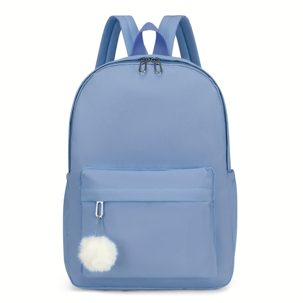 product-fancy-459c9358-e57c-4ad0-ba4d-31538fe61304 Ученическа раница от плат, закопчаване с цип, регулируеми презрамки и практични джобове, изчистен дизайн
