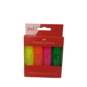 Комплект 4 броя професионални цветни маркери Faber Castell