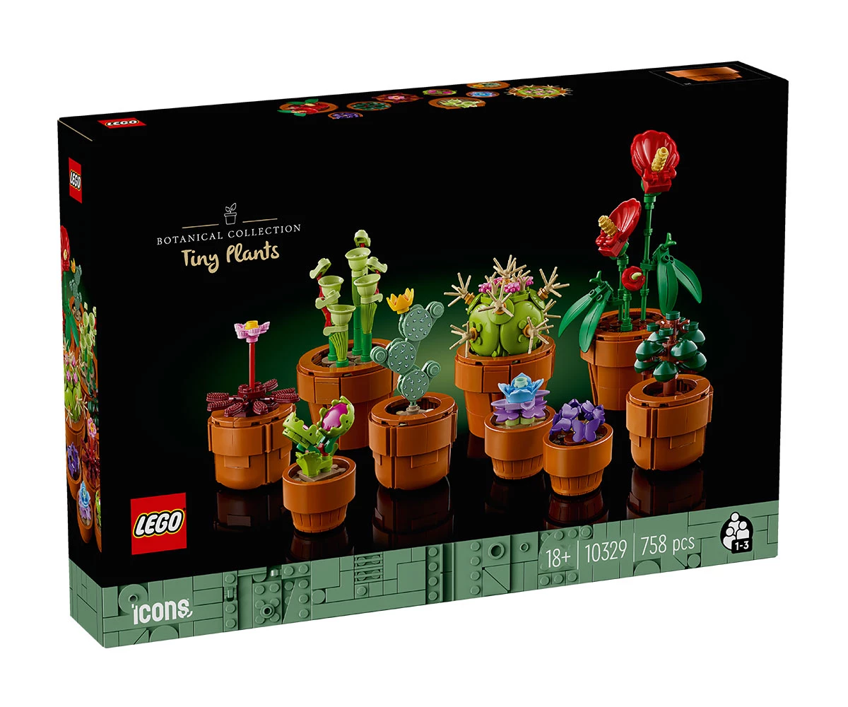 Детски комплект за игра LEGO® Icons 10329 - Малки растения | Цвете | Цветя Конструктор ЛЕГО Icons 10329 | Цвете | Цветя