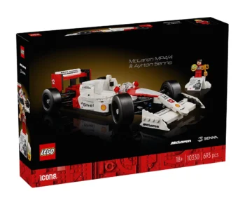 Детски комплект за игра конструктор LEGO® Icons 10330 – McLaren MP4/4 и Айртон Сена