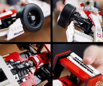 Детски комплект за игра конструктор LEGO® Icons 10330 – McLaren MP4/4 и Айртон Сена