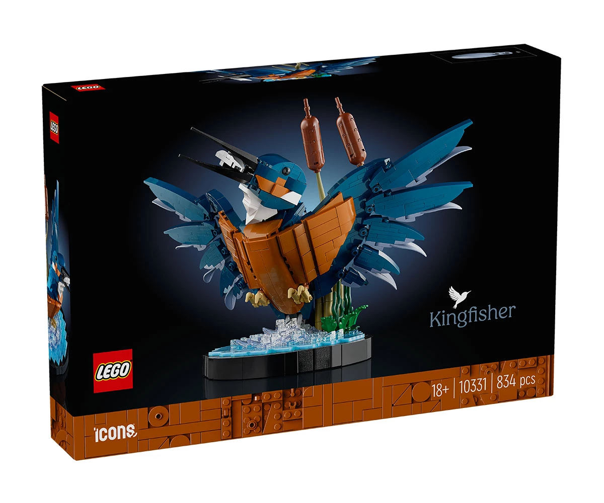 Детски комплект за игра LEGO® Icons 10331 - Птица кралско рибарче Конструктор ЛЕГО Icons 10331