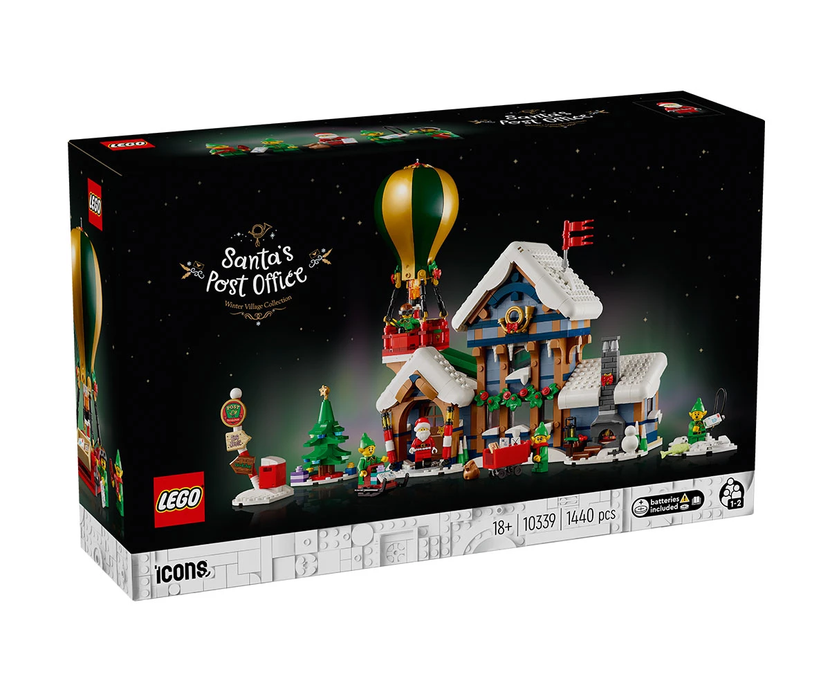 Детски комплект за игра LEGO® Icons 10339 - Пощата на Дядо Коледа LEGO® Icons 10339 - Santa's Post Office