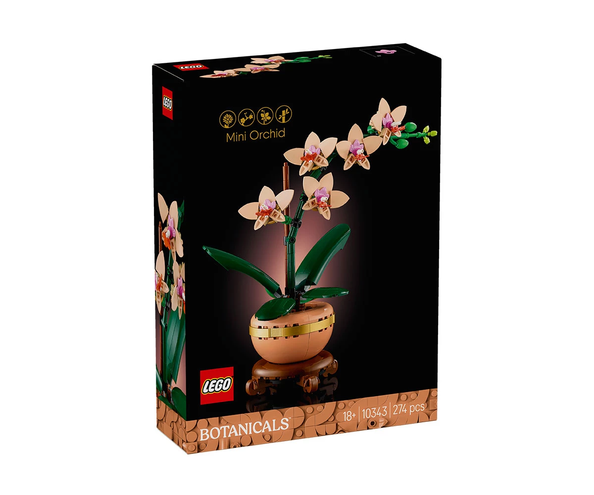 Детски комплект за игра LEGO® Icons 10343 - Миниорхидея Конструктор ЛЕГО Icons 10343
