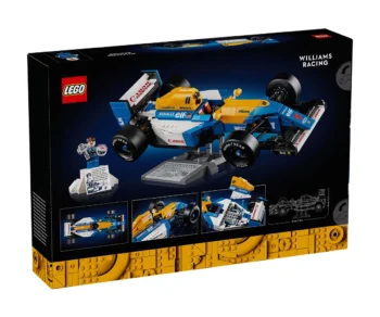 Детски комплект за игра LEGO® Icons 10353 – Williams Racing FW14B & Nigel Mansell