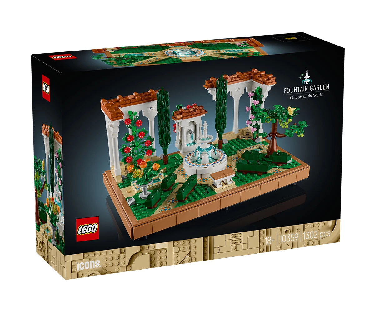 Детски комплект за игра LEGO® Icons 10359 - Градина с фонтан Конструктор ЛЕГО Icons 10359