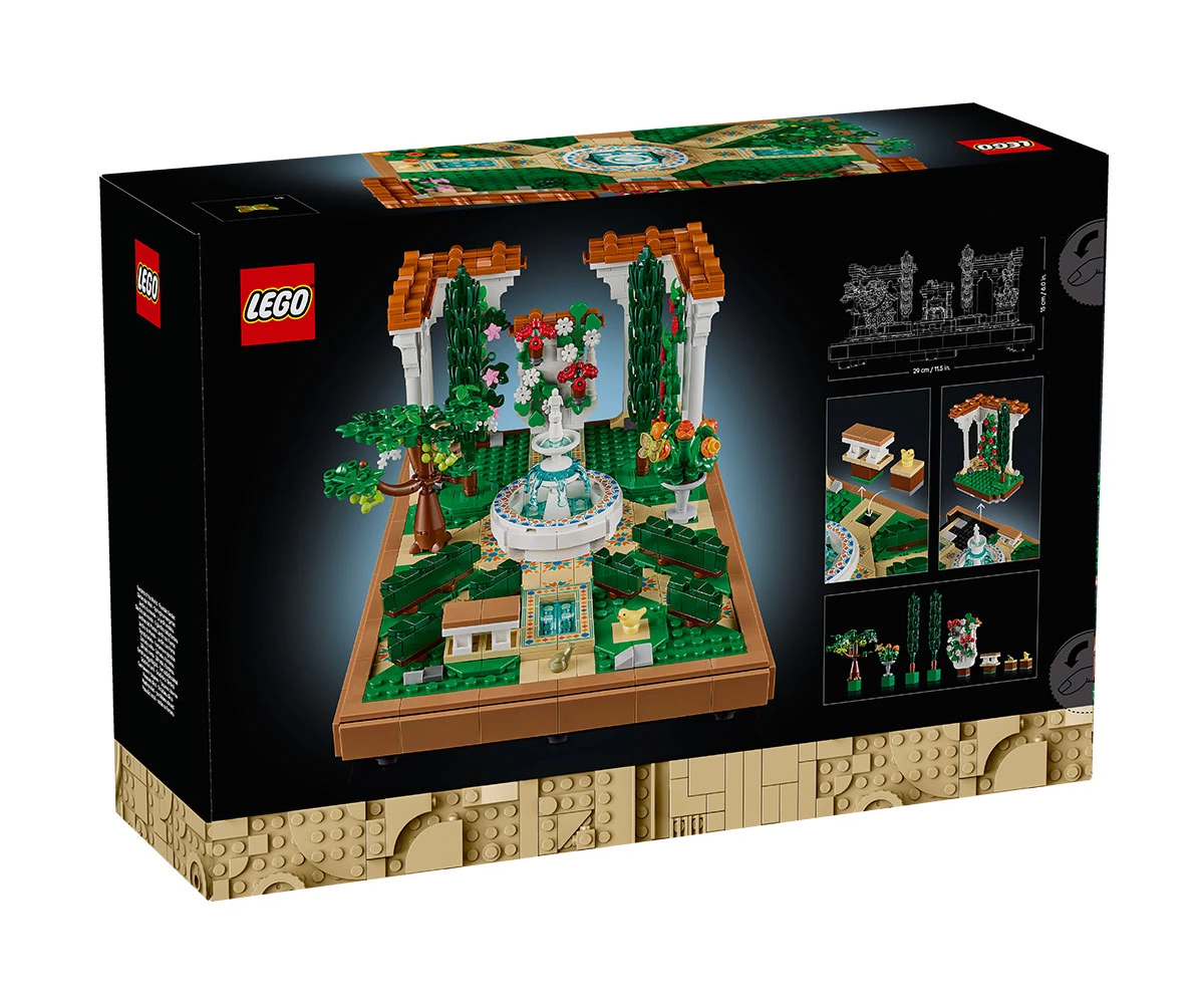 Детски комплект за игра LEGO® Icons 10359 - Градина с фонтан thumb 2 Конструктор ЛЕГО Icons 10359 thumb 2