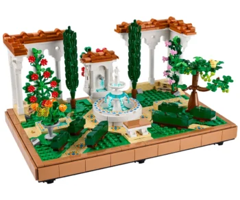 Детски комплект за игра LEGO® Icons 10359 – Градина с фонтан