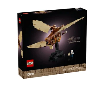 Детски комплект за игра LEGO® Icons 10363 – Летящата машина на Леонардо да Винчи