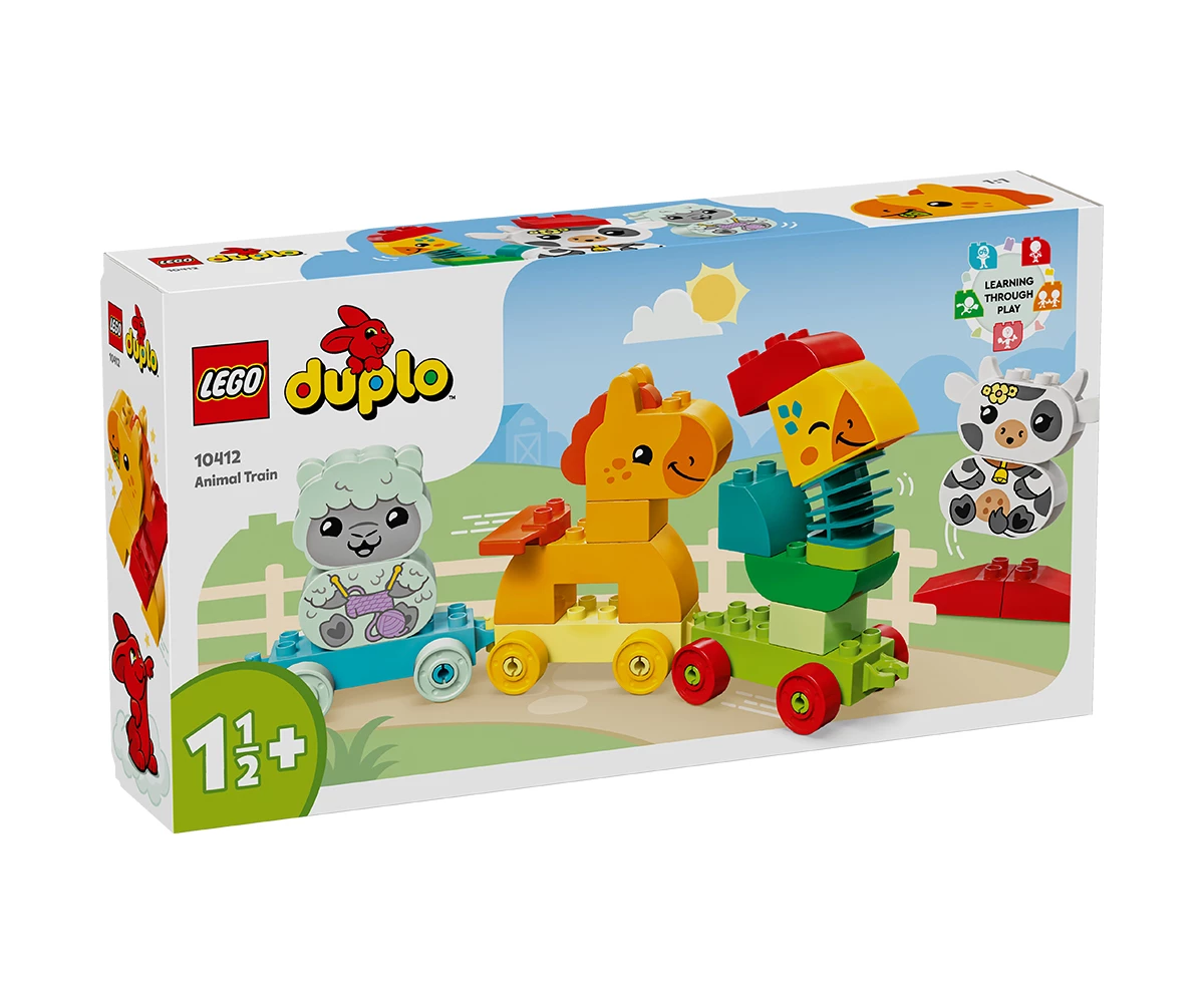Детски комплект за игра LEGO® DUPLO® My First 10412 - Влак за животни Конструктор ЛЕГО DUPLO 10412