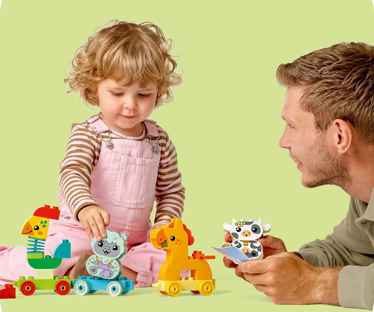 Детски комплект за игра LEGO® DUPLO® My First 10412 - Влак за животни thumb 12 Конструктор ЛЕГО DUPLO 10412 thumb 12