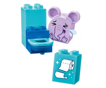 Детски комплект за игра LEGO® DUPLO® My First 10413 – Ежедневни навици: баня