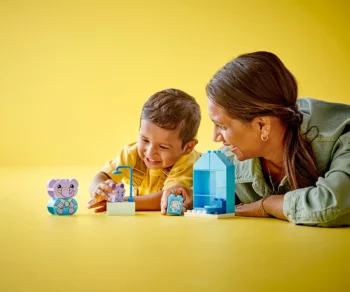 Детски комплект за игра LEGO® DUPLO® My First 10413 – Ежедневни навици: баня