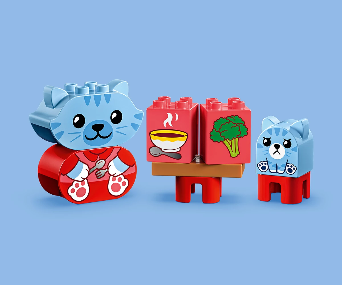 Детски комплект за игра LEGO® DUPLO® My First 10414 - Ежедневни навици: ядене и сън thumb 6 Конструктор ЛЕГО DUPLO 10414 thumb 6