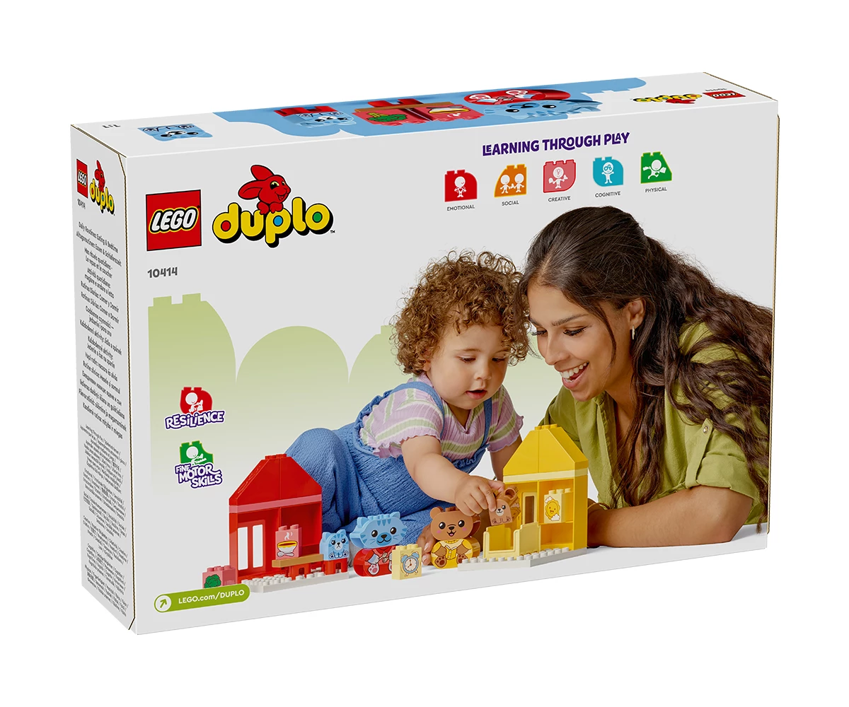 Детски комплект за игра LEGO® DUPLO® My First 10414 - Ежедневни навици: ядене и сън thumb 2 Конструктор ЛЕГО DUPLO 10414 thumb 2