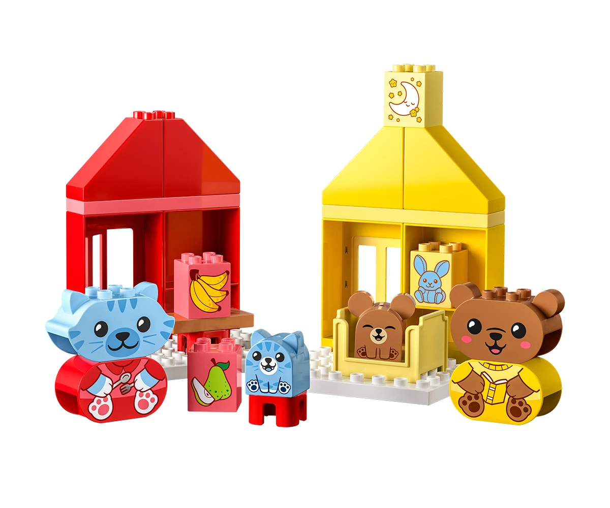 Детски комплект за игра LEGO® DUPLO® My First 10414 - Ежедневни навици: ядене и сън thumb 3 Конструктор ЛЕГО DUPLO 10414 thumb 3