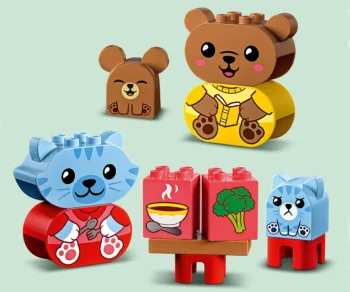 Детски комплект за игра LEGO® DUPLO® My First 10414 – Ежедневни навици: ядене и сън
