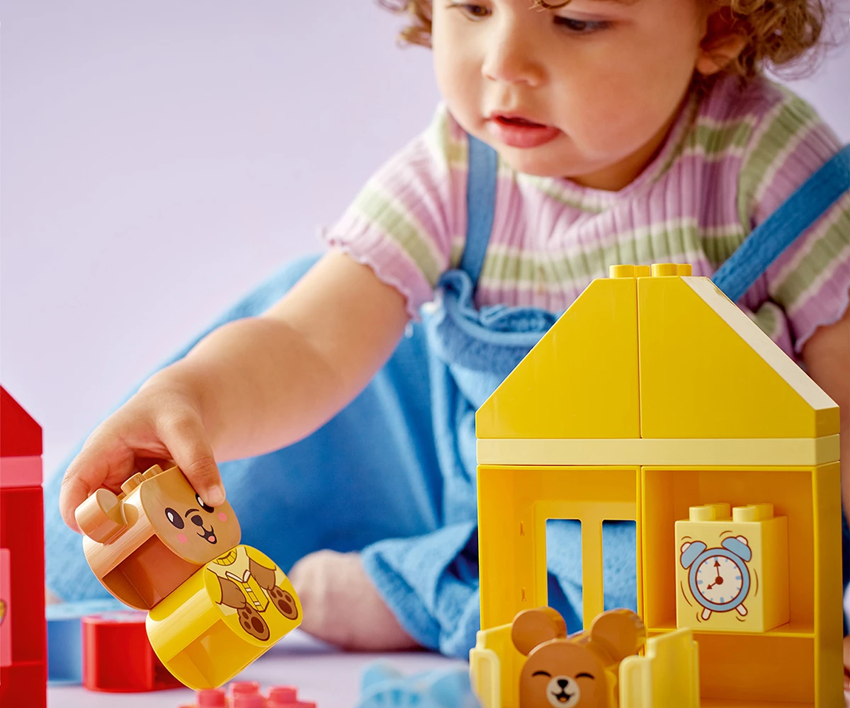 Детски комплект за игра LEGO® DUPLO® My First 10414 - Ежедневни навици: ядене и сън thumb 8 Конструктор ЛЕГО DUPLO 10414 thumb 8