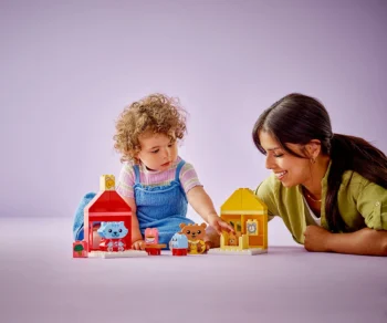 Детски комплект за игра LEGO® DUPLO® My First 10414 – Ежедневни навици: ядене и сън