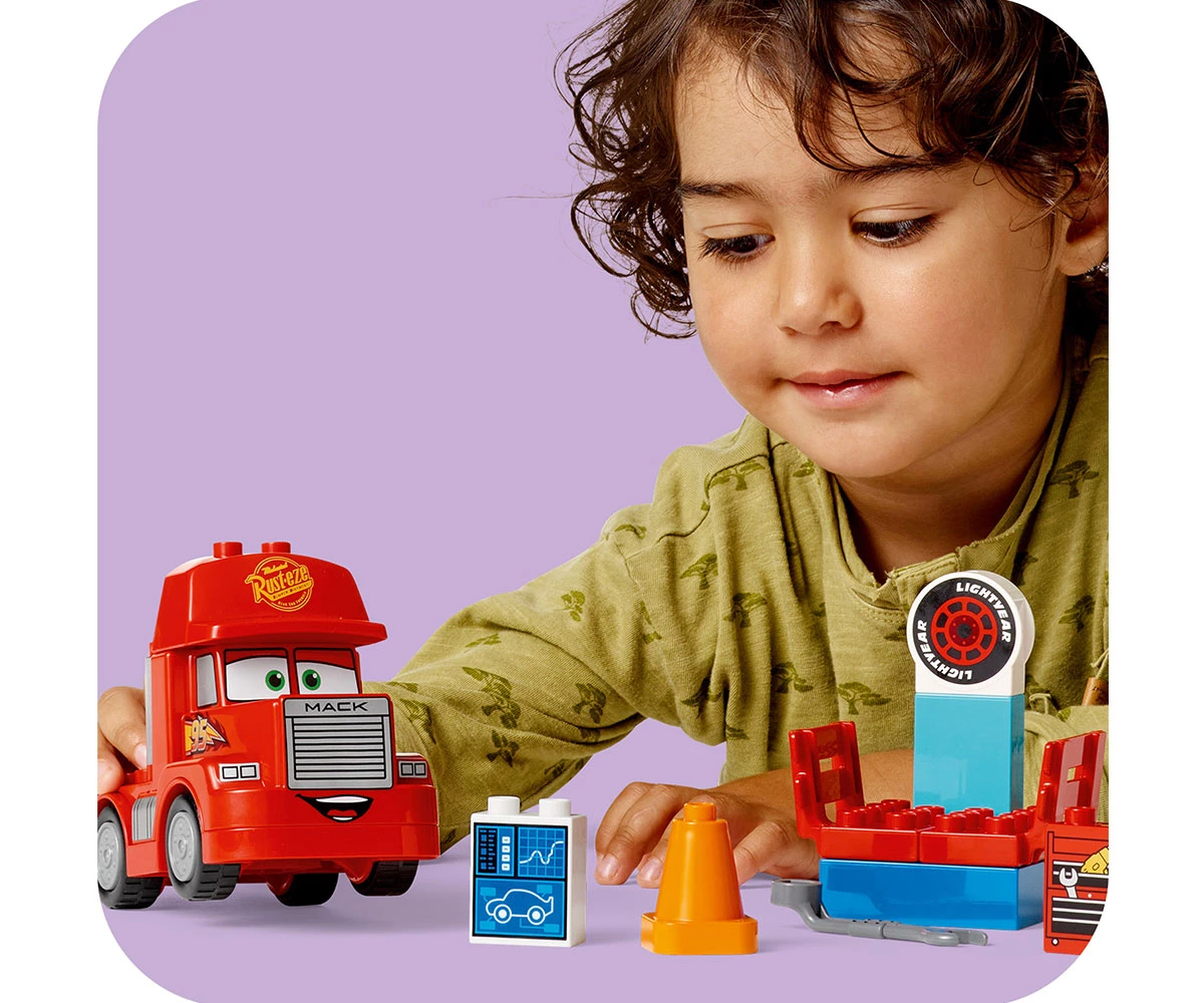 Детски комплект за игра конструктор LEGO® DUPLO® Disney™ 10417 - Мак на състезание thumb 10 Конструктор ЛЕГО DUPLO 10417 thumb 10