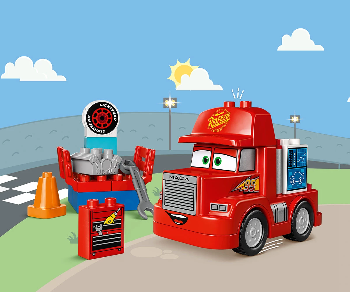 Детски комплект за игра конструктор LEGO® DUPLO® Disney™ 10417 - Мак на състезание thumb 4 Конструктор ЛЕГО DUPLO 10417 thumb 4