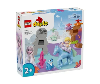 Детски комплект за игра конструктор LEGO® DUPLO® Disney™ 10418 – Елза и Бруни в омагьосаната гора