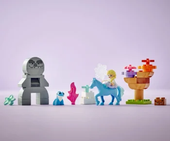 Детски комплект за игра конструктор LEGO® DUPLO® Disney™ 10418 – Елза и Бруни в омагьосаната гора