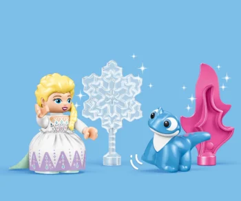 Детски комплект за игра конструктор LEGO® DUPLO® Disney™ 10418 – Елза и Бруни в омагьосаната гора