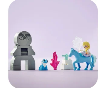 Детски комплект за игра конструктор LEGO® DUPLO® Disney™ 10418 – Елза и Бруни в омагьосаната гора