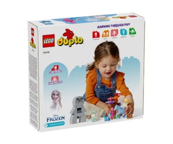 Детски комплект за игра конструктор LEGO® DUPLO® Disney™ 10418 – Елза и Бруни в омагьосаната гора