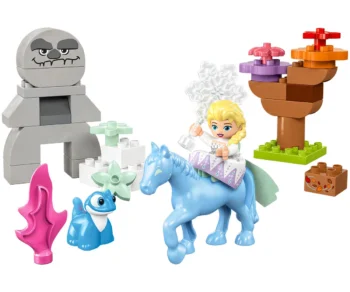 Детски комплект за игра конструктор LEGO® DUPLO® Disney™ 10418 – Елза и Бруни в омагьосаната гора