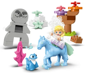 Детски комплект за игра конструктор LEGO® DUPLO® Disney™ 10418 – Елза и Бруни в омагьосаната гора