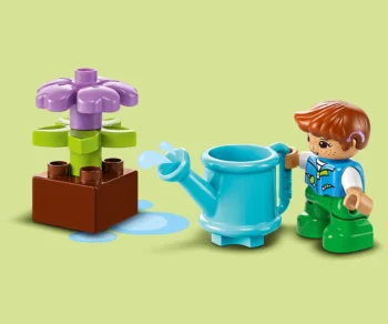 Детски комплект за игра LEGO® DUPLO® Town 10419 – Грижа за пчелите и кошерите