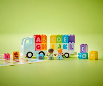Детски комплект за игра LEGO® DUPLO® Town 10421 – Азбучен камион