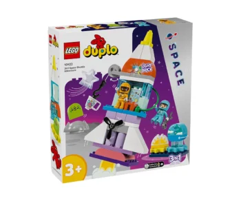 Детски комплект за игра LEGO® DUPLO® Space 10422 – Приключение с космическа совалка „3 в 1“