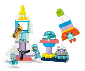 Детски комплект за игра LEGO® DUPLO® Space 10422 – Приключение с космическа совалка „3 в 1“