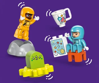 Детски комплект за игра LEGO® DUPLO® Space 10422 – Приключение с космическа совалка „3 в 1“