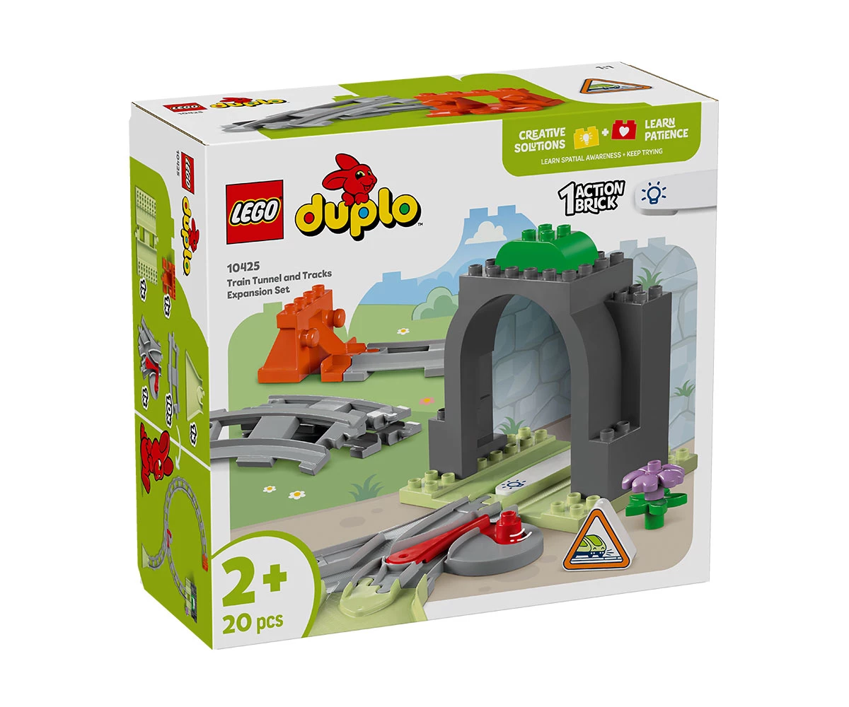 Детски комплект за игра LEGO® DUPLO 10425 - Комплект с тунел и релси за влак Конструктор ЛЕГО DUPLO 10425