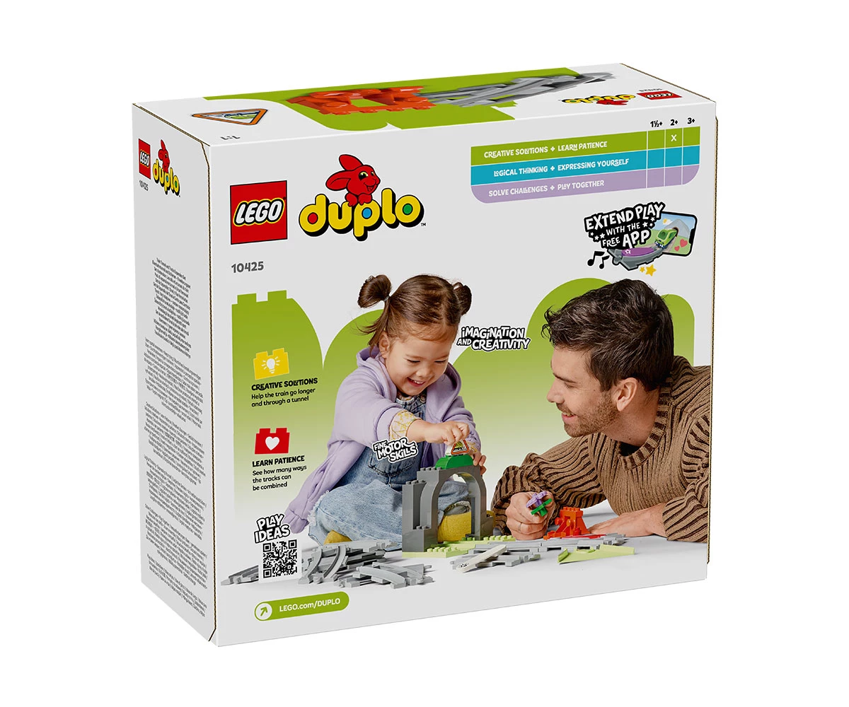 Детски комплект за игра LEGO® DUPLO 10425 - Комплект с тунел и релси за влак thumb 2 Конструктор ЛЕГО DUPLO 10425 thumb 2