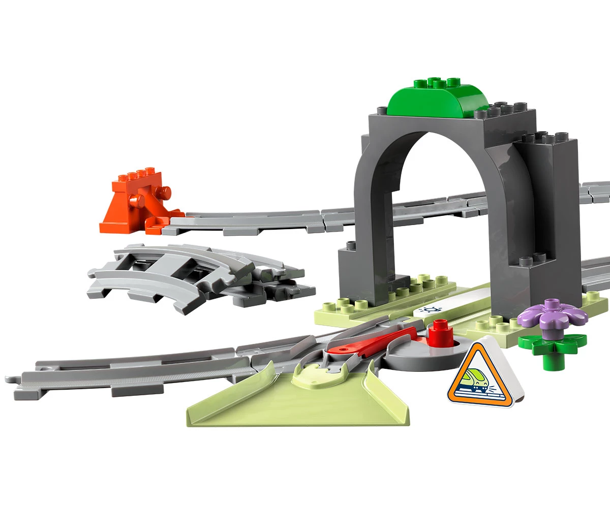 Детски комплект за игра LEGO® DUPLO 10425 - Комплект с тунел и релси за влак thumb 3 Конструктор ЛЕГО DUPLO 10425 thumb 3