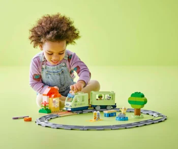 Детски комплект за игра LEGO® DUPLO 10427 – Интерактивен приключенски влак