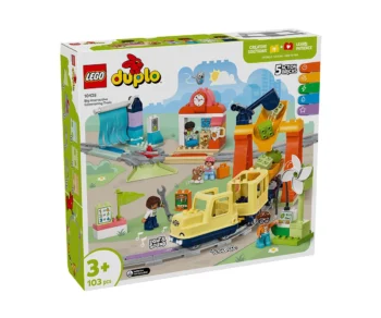 Детски комплект за игра LEGO® DUPLO 10428 – Голям влак за взаимодействия