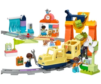 Детски комплект за игра LEGO® DUPLO 10428 – Голям влак за взаимодействия