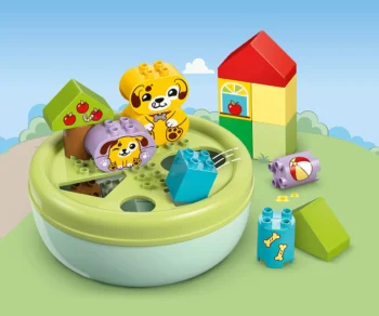 Детски комплект за игра LEGO® DUPLO® 10441 – Сортер с формички: Къща за кученца