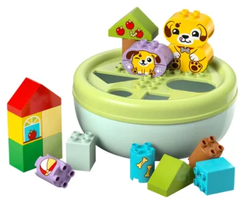 Детски комплект за игра LEGO® DUPLO® 10441 – Сортер с формички: Къща за кученца