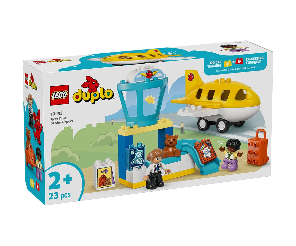 Детски комплект за игра LEGO® DUPLO® 10443 - За първи път на летището LEGO® DUPLO® 10443 -First Time at the Airport