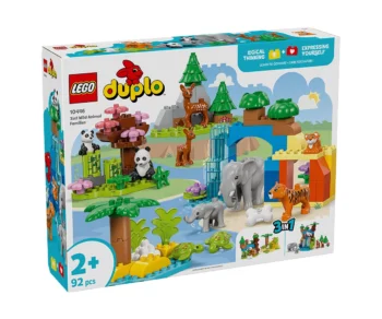 Детски комплект за игра LEGO® DUPLO 10446 – Семействата на дивите животни „3 в 1“