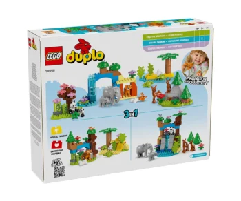 Детски комплект за игра LEGO® DUPLO 10446 – Семействата на дивите животни „3 в 1“