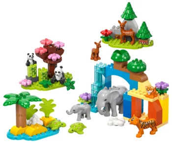 Детски комплект за игра LEGO® DUPLO 10446 – Семействата на дивите животни „3 в 1“
