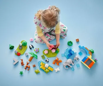 Детски комплект за игра LEGO® DUPLO 10446 – Семействата на дивите животни „3 в 1“